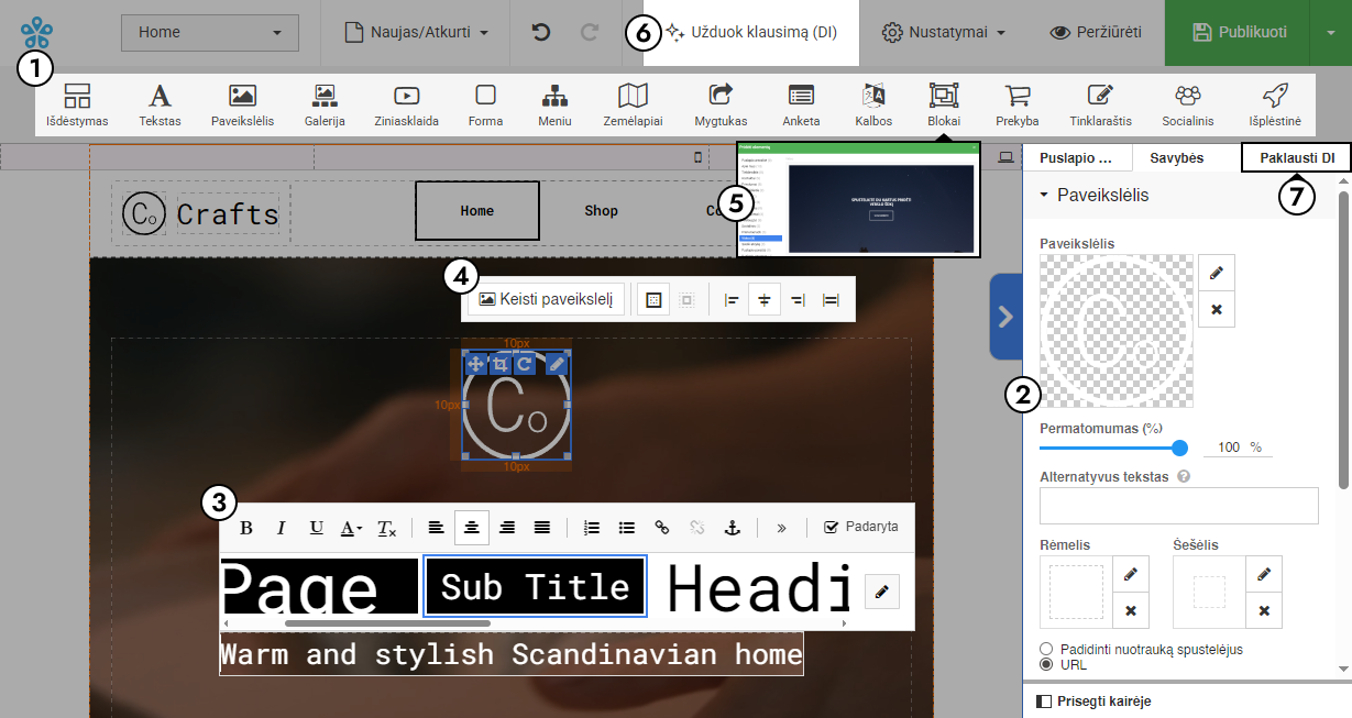 Site.pro DUK terminų sąrašas